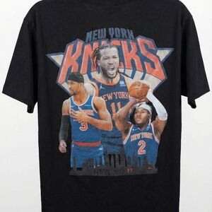 Exclusive Knicks Tee Featuring Brunson, Hart, and McBride